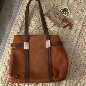 Brighton Brown Leather Tote